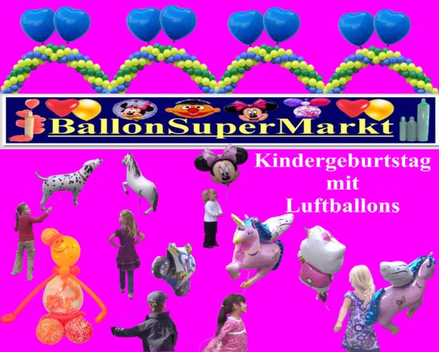 Kindergeburtstag mit Luftballons